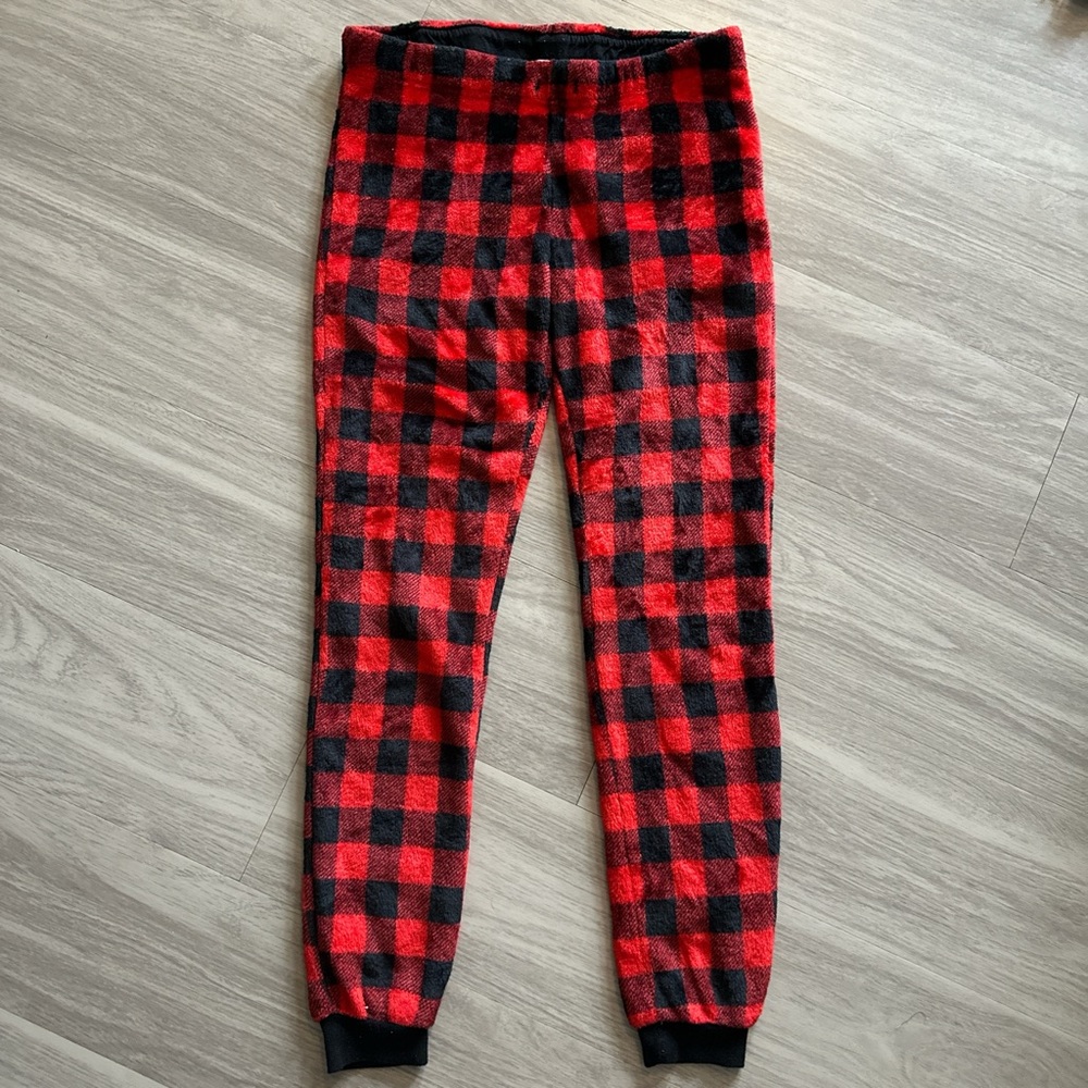 Red and Black Plaid PJ Pants